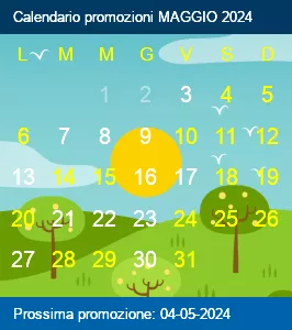 Calendario promozioni del mese