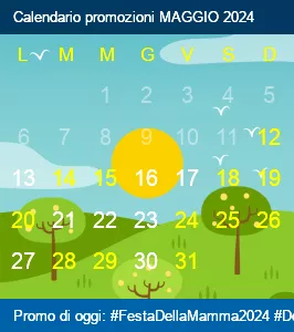 Calendario promozioni del mese