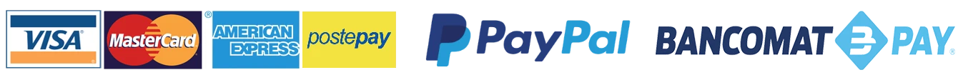 Carta di credito Postepay Paypal Bancomat Pay